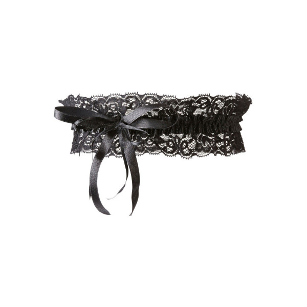 Jarretière dentelle noire 